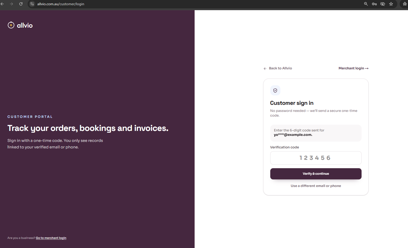 Website in Allvio